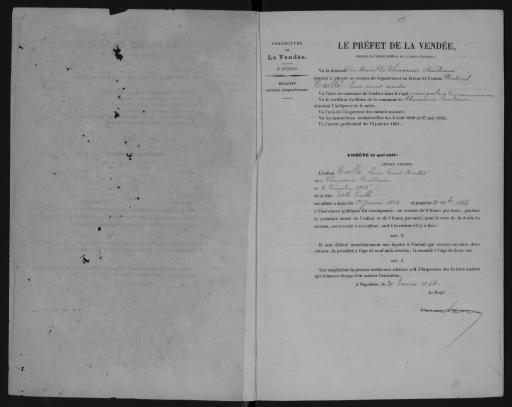 20 janvier 1864-31 décembre 1880. Table alphabétique (vues 359-385).